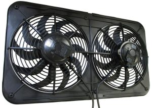 12 Inch 3,400 CFM Maradyne Smart Start Electric Fan MSS22K Fans, Start, Dual, cfm, 28.5 amps, 10 Sickle Blades, in. Diameter, Puller, 225W HD Motors, 26 in. x 15 in. x 4.08 in., Each