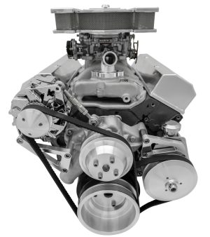 March Performance Serpentine Pulleys and Pulley Sets 22051 Kit, Serpentine, Aluminum, Clear Powdercoated, Chevy, Small Block, Kit