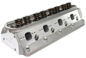 BluePrint Engines Muscle Series Cylinder Heads HP9009 Head, Assembled, Aluminum, 60cc Chamber, 190cc/65cc Runner, Hydraulic Roller, Stud Mount, Rectangular In/Square Out Ports, Ford, Each