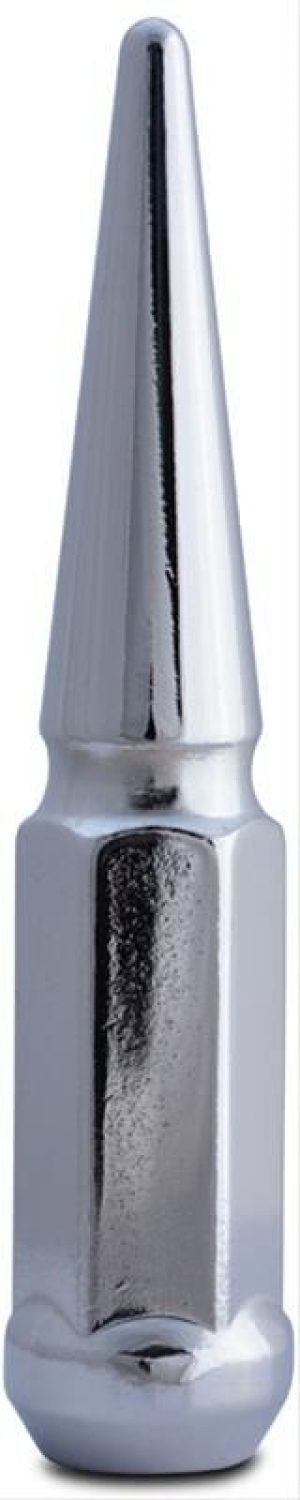 Metal Lugz Spiked Lug Nuts 7008K8 Nuts, Spiked, Locking, Conical Seat, Standard, Steel, Chrome, 9/16-18 RH in. Thread Size, Set of 32