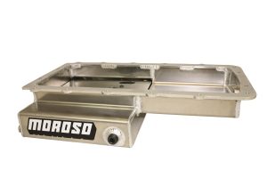 Moroso Ford 5.0 Coyote/Cobra (w/Rear Sump) Road Race Baffled Wet Sump 9.5qt 4.5in Aluminum Oil Pan