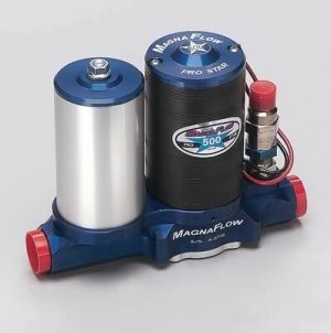 MagnaFuel ProStar 500 Fuel Pumps with Filters MP-4450 Pump, Electric, w/Filter, External, Gas/Alcohol, Single -12 AN Inlet/Outlet, 25-36 psi., 2,000 HP, Universal, Each