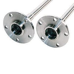 Axle Shaft - 29.188 in Long - 31 Spline Carrier - 5 x 4.50 in Bolt Pattern - C-Clip - Steel - Natural - Ford 8.8 in - Ford Mustang 1979-93 - Pair