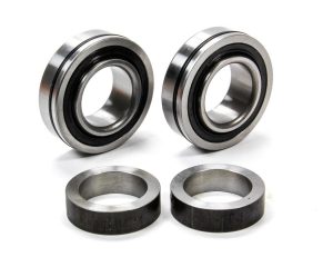 Wheel Bearing - 3.150 in OD - 1.625 in ID - Ball Bearing - Lock Ring / O-Ring Included - Large Ford 9 in / Oldsmobile Housing Ends - Pair