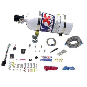 Nitrous Express Dry EFI Single Nozzle Nitrous Kit (35-150HP) w/5lb Bottle