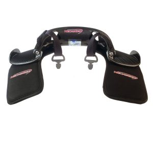 Head and Neck Support - REV2 Carbon - SFI 38.1 - Carbon Fiber - Large - 3 in Harness - Kit