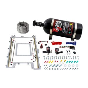 Nitrous Outlet Oxide Plate Systems 00-10174-10 ZL1 LSA Blower system (10Lb Bottle) (55 PSI)(100-150-200-250-300HP)