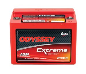 Odyssey Drycell Batteries ODS-AGM8E Battery, Dry Cell, 12 V, Deep Cycle/Starting, 100 Cold Cranking Amps, Top Post, Each