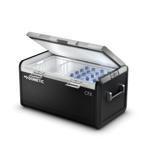 Dometic CFX3 100 Powered Coolers 9600024623 Refrigerator, Cooler, Liter, 153-12 oz. Can Capacity, -7-50 degrees F, 12/24 V DC/120V AC Power, Each