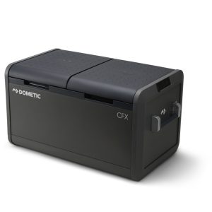 Refrigerator - Dual Zone - Portable - 75 Liter - 12V / 24V / 110V - Black / Silver - Each
