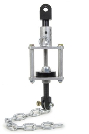 Suspension Limiter - Dual Bushing Style - Chain Included - Steel - Black Powder Coat / Zinc Oxide - Kit