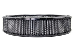 Air Filter Element - Round - 14 in Diameter - 3 in Tall - Wire Mesh Included - Paper - Gray - Universal - Each