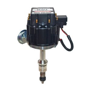 Distributor - Street / Strip - Hall-Effect Pickup - Vacuum / Mechanical Advance - HEI Style Terminal - Black - Small Block Ford - Each