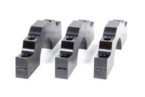 Main Cap - 4-Bolt - Center Caps - Splayed Bolts - Billet Steel - 400 Journal - Small Block Chevy - Set of 3