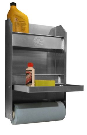 Trailer Cabinet - Junior - 12 x 19.5 x 4.5 in - Aluminum - Natural - Each