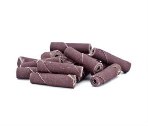 Powerhouse Products Cartridge Rolls POW351490 Rolls, 100 Grit, 3/8 in. Diameter, 1/8 in. Mandrel Hole, Set of 50