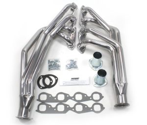 Patriot Tri-5 Headers H8023-1 Headers, Tri-5, Long Tube, Steel, Ceramic Coated, Chevy, 396, 402, 427, 454, Pair
