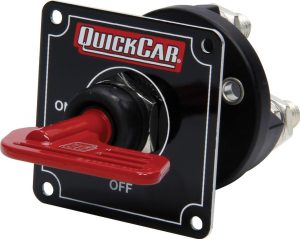 QuickCar Master Disconnect Switches 55-030 Battery Switch,Manual, MDS10, Rotary, 160 Amp, Black Mount Panel, Removable Key, Each