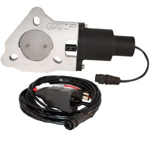 QTP Single 2.5in Electric Valve / Wiring / 1 Toggle Switch / 1 2.5in SS Exhaust Cutout (1x qtpQTEC25, 1x qtp10250)