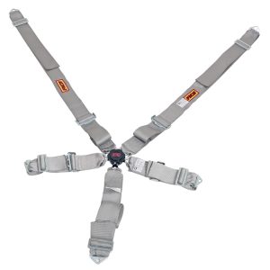 RCI Platinum Series Racing 5-Point Harness 9210CPL Harness, Complete, Camlock, Individual-Type, Bolt-In, Wraparound, Floor/Roll Bar Mount, Platinum, Each