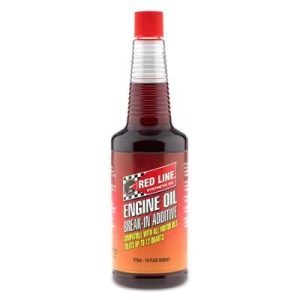 Red Line Engine Oil Break-In Additive 81403 Motor Additive, ZDDP, Break-In, 16 oz., Each