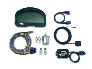 Racepak IQ3 Dash Displays 250-KT-IQ3SGPS Digital Dashboard Display, Dash, LCD, Aluminum, Black Anodized, Kit