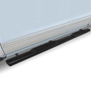 Raptor Series 5 in. Slide Track Oval Running Boards for 2011-2018 1500, 2019-2023 1500 CLASSIC, 2009-2010 RAM - 2002-0051BT Boards, Track, Oval, in., Aluminum, Black, Dodge, Ram, Pair