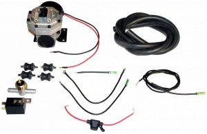 Vacuum Pump - Electric - 12V - Fittings / Hardware / Hose / Wiring Included - Universal - Kit