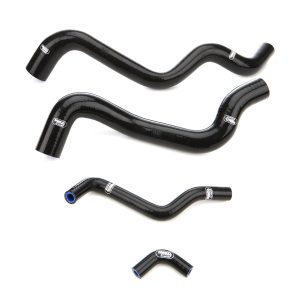 Hose Kit - Coolant System - 4 Hose Set - Silicone - Black - GM LT-Series 1992-97 - Chevy Corvette 1992-97 - Kit