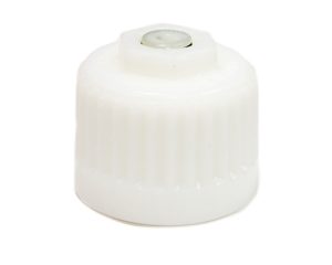 Utility Jug Cap - Plastic - White - Scribner Utility Jug - Each
