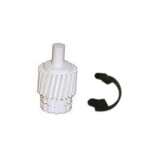 Speedometer Gear - Driven - 23 Tooth - Retaining Clip Included - Plastic - White - Tremec T5 / T45 - Each
