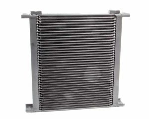 Fluid Cooler - ProLine STD 6 Series - 12.99 x 12.55 x 1.97 in - Plate Type - 22 mm x 1.50 Female Inlet / Outlet - Aluminum - Black Paint - Universal - Each