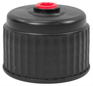 Sunoco Race Jug Caps R1110BKSQ Utility Cap, Threaded for Hose Adapter, Each