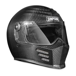 Simpson Motorcycle Outlaw Bandit Carbon Fiber Helmets OB3CLG Helmet, Fiber, Full Face, Primary Color, Effect Graphic, Gloss, Snell M2020D, Large, Each
