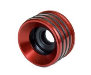 Axle Housing Seal - Inner - O-Ring - 2.625 in OD - 2.605 in ID - Rubber / Aluminum - Red Anodized - Universal - Each