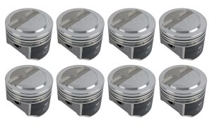Speed-Pro Forged Pistons for 1962-1965 CORVETTE - L2166AF30 Pistons, Forged, Dome with Two Valve Reliefs, 4.030 in. Bore, Chevy, Small Block, Set of 8