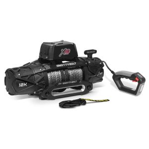 12,000 lbs. Smittybilt Gen3 XRC Winch SB98612 Winch, lbs., Gen 3 XRC, 7.0 hp, Hawse Fairlead, Power In/Out, 3/8 in. Synthetic Rope, 12 ft. Remote, Each