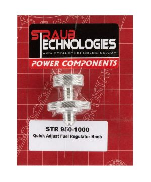 Adjustable Nut - Quick Fuel Pressure Adjust - Locking - Aluminum - Polished - Each