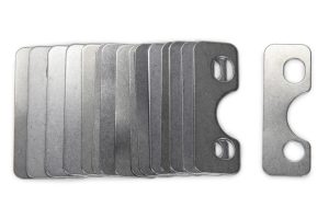 Rocker Arm Stand Shim - Eight 0.060 / Eight 0.030 in thick - Steel - T&D Machine Small Block Chevy / Ford Rockers - Kit