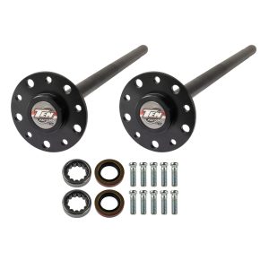 Axle Shaft - Performance Rear Axle Kit - 30.06 in Long - 30 Spline Carrier - 5 x 4.75 in Bolt Pattern - C-Clip - Steel - Black Oxide - GM 12-Bolt - Kit