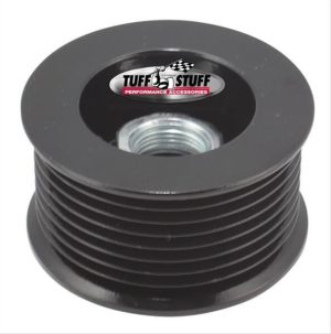 Tuff Stuff Performance Alternator Pulleys 7610DB stealth black pulley 8 groove Fits 10SI, 10DN, Hy-Brid, CS130
