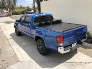 Truck Cover USA American Work Covers CRT442 Tonneau Covers, Covers, Retractable, Hard Style, Aluminum, Black Textured, 6 ft. Bed Length, Toyota, Each