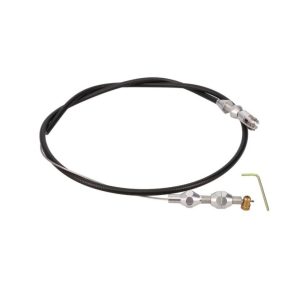 Throttle Cable - Adjustable - Steel - Black Coating - GM LS-Series - Each