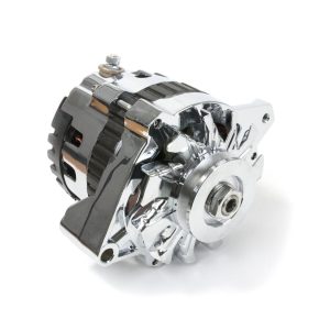 Top Street Performance Alternators ES1022C Alternator, GM CS130, Internal Regulator, 220 Amp, Chrome, V-Belt, GM, Each