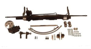 UniSteer Rack and Pinions for 1958-1964 IMPALA - 8011040-01 Steering Pinion, Power, Black Powdercoated, Chevy, Kit