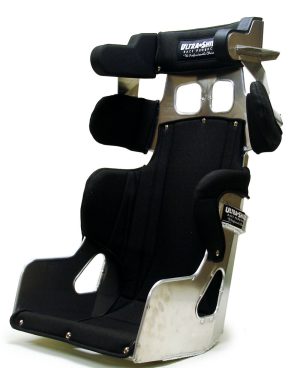 Seat - FC1 - 17 in Wide - 1 in Taller - 20 Degree Layback - Black Cover Included - Aluminum - Natural - Kit