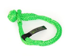 Voodoo Offroad Soft Shackles 1500001A Tow Shackle, Shackle, 20,000 lbs. Rating, 8.000 in. Length, Nylon, Green, Each