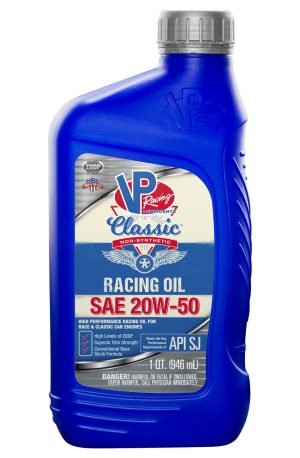 Motor Oil - Classic Racing - 20W50 - Conventional - 1 qt Bottle - Each