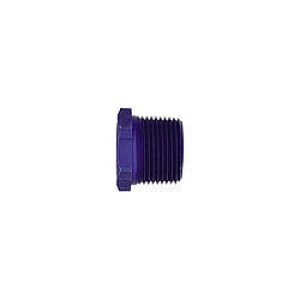 Fitting - Bushing - 1/8 in NPT Female to 1/2 in NPT Male - Aluminum - Blue Anodized - Each