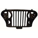 OMIX-ADA Grilles DMC-5752656 Grille, Replacement, Steel, Black, Jeep, Each